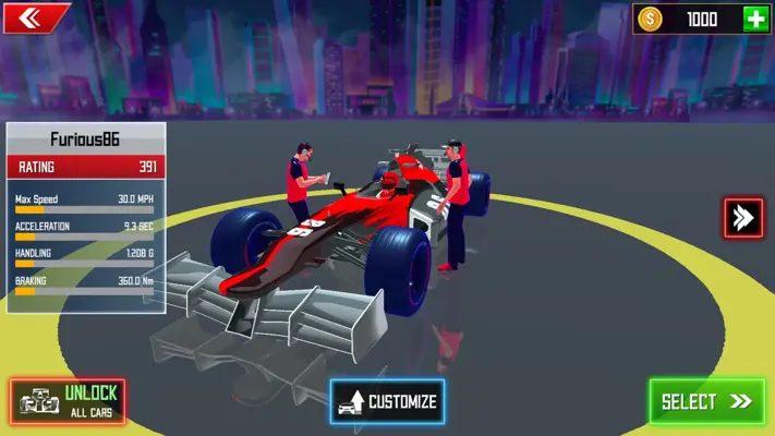 Real Formula Car android App screenshot 1